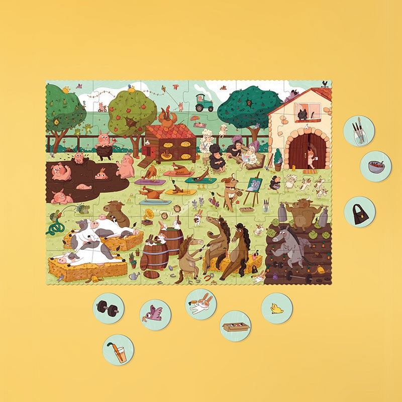 Farmtastic - Look & Find Puzzle - Londji