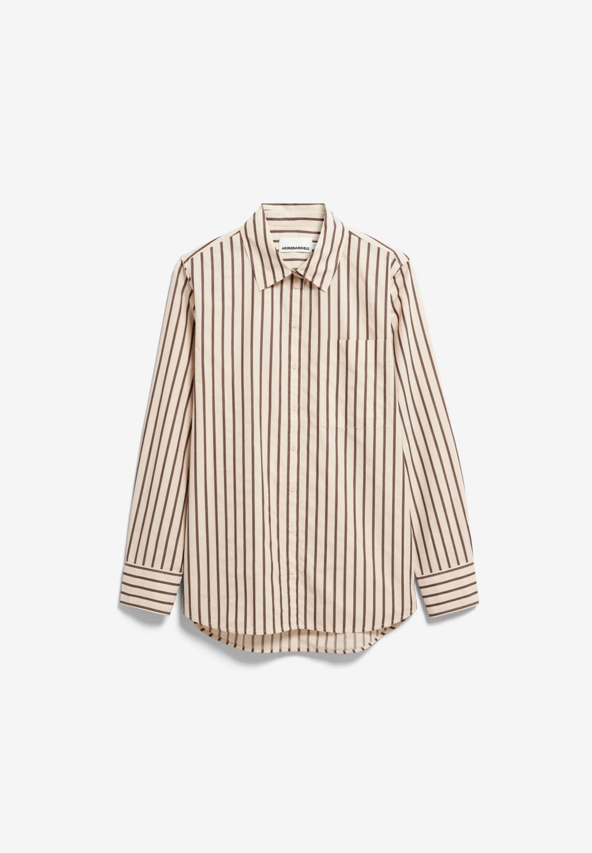 Gestreifte weite Bluse - ARMEDANGELS
