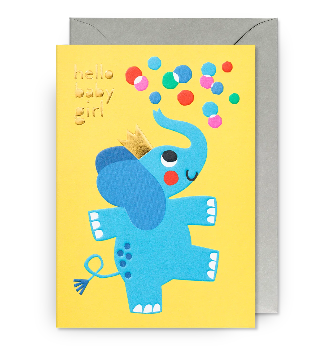 Karte „Hello Baby Girl“ - Lagom Design