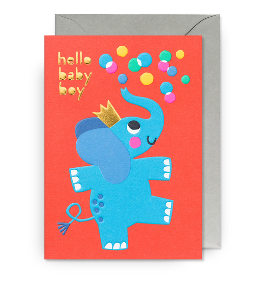 Karte „Hello Baby Boy“ - Lagom Design