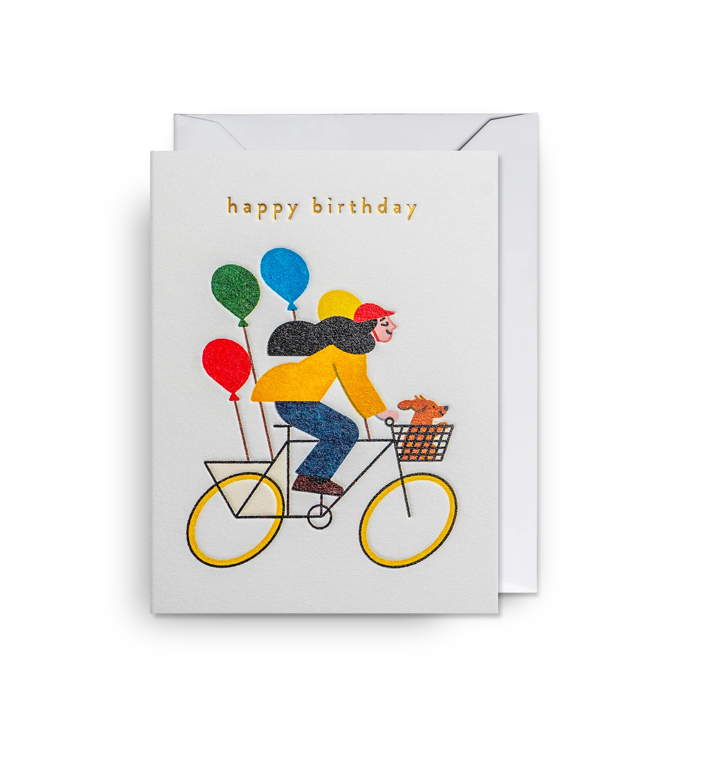 Mini Karte „Happy Birthday“ Fahrrad - Lagom Design