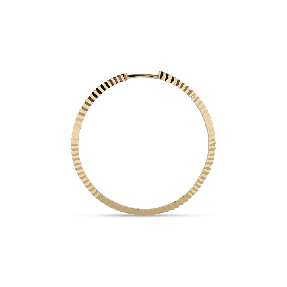 Reflection Midi Hoop gold - einzeln - Jane Kønig