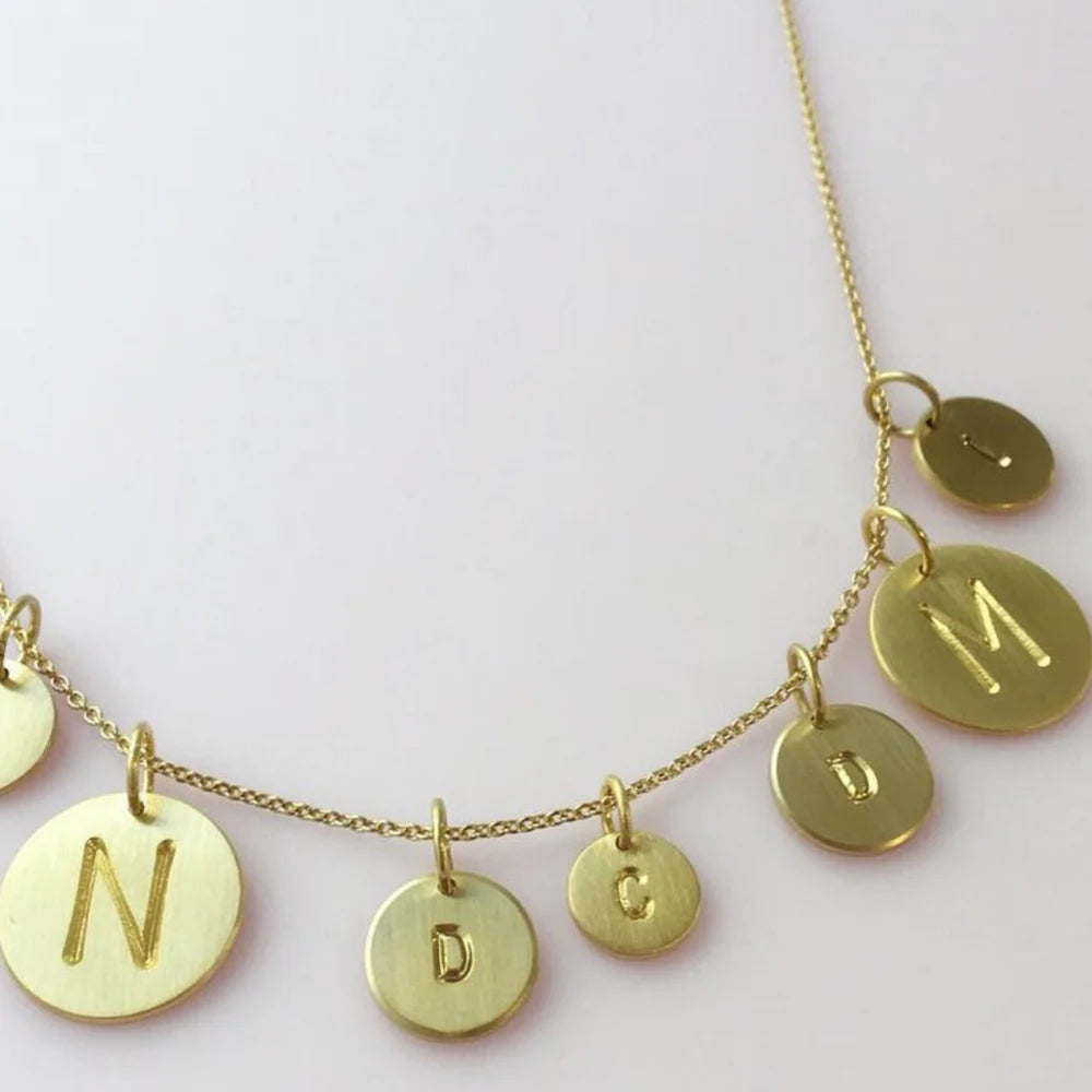 Medium LOVETAG Anhänger gold - Jane Kønig