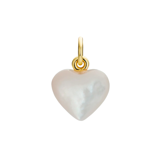 Small Souvenir Heart Anhänger gold - Jane Kønig