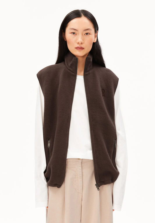 Baumwoll Fleece Weste - ARMEDANGELS