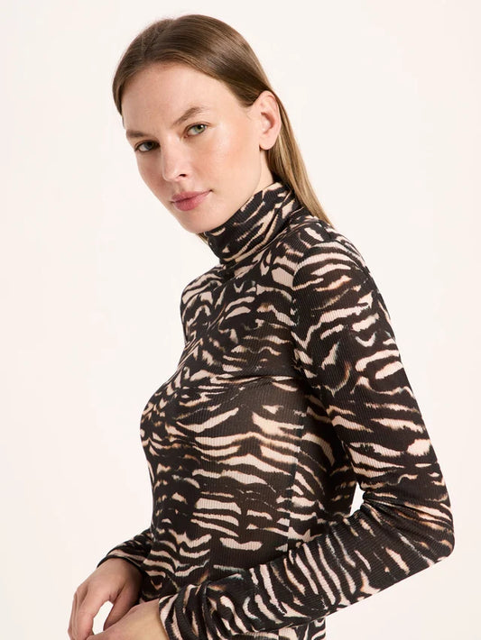 Rollkragenshirt Zebra - Lanius
