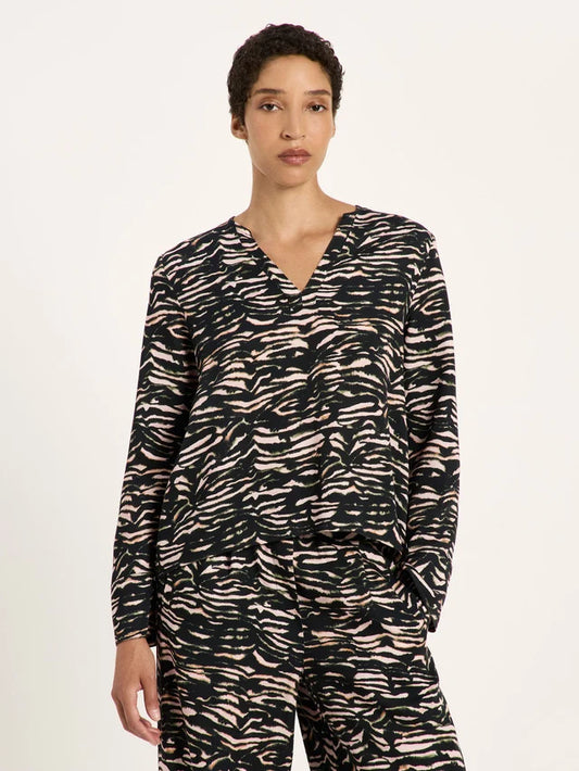 Bluse aus TENCEL Zebra - Lanius