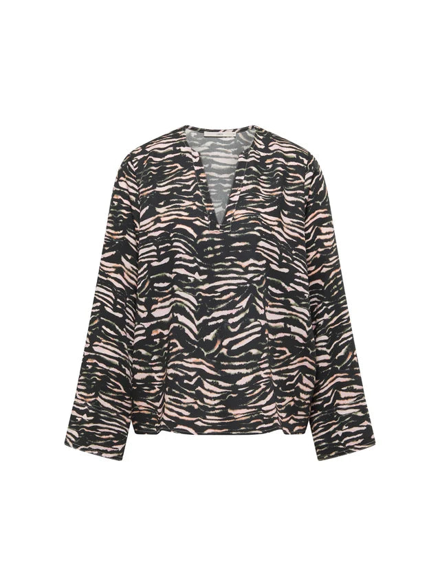 Bluse aus TENCEL Zebra - Lanius