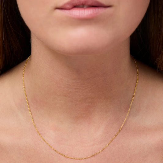 Anchor Chain Kette gold 42 cm - Jane Kønig