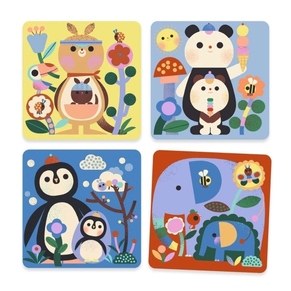 Zauber Malbilder - Tierbabies - Djeco