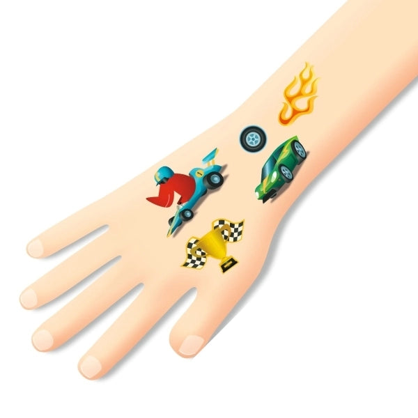 Tattoos - Rennwagen - Djeco