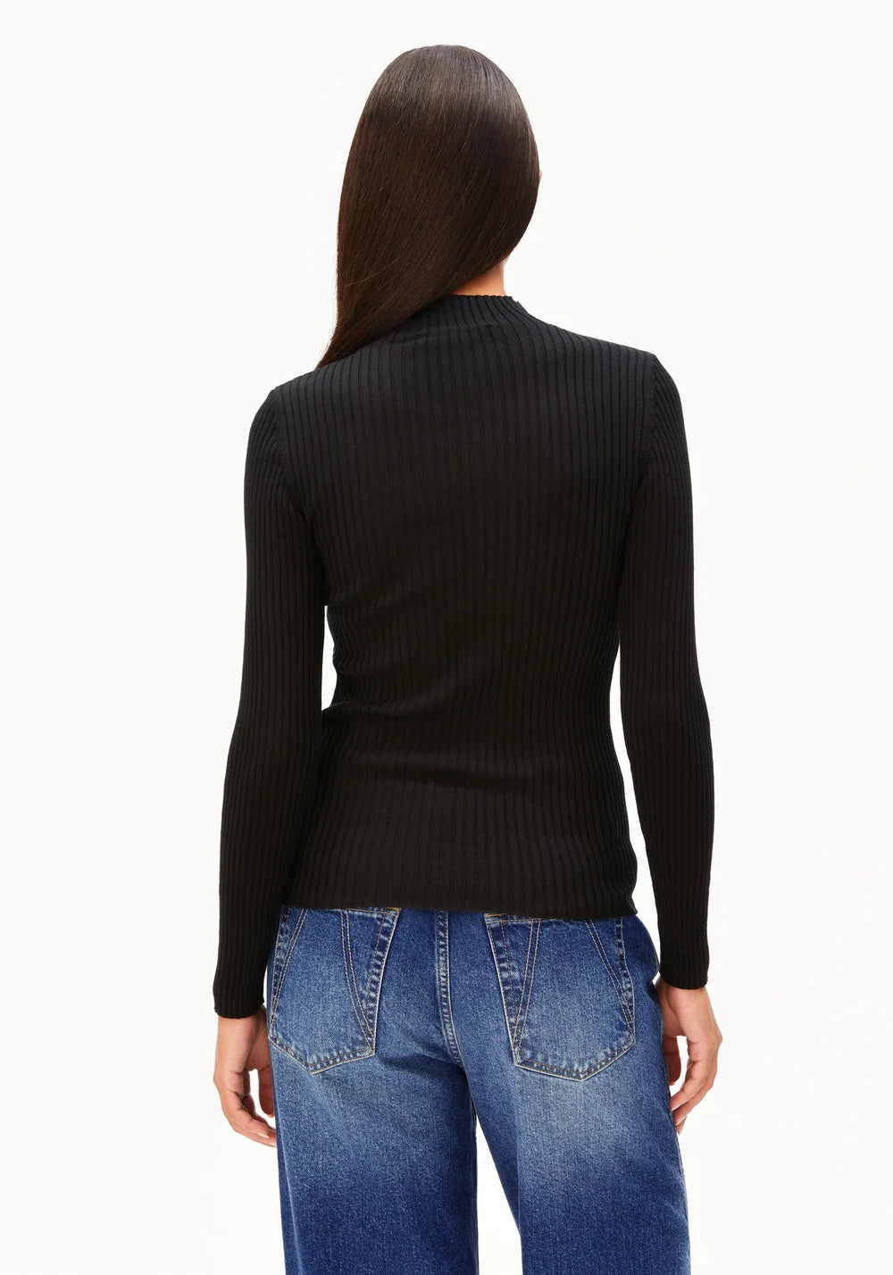 Alaania Knit Sweater - black - 100% Bio Baumwolle -  Armedangels