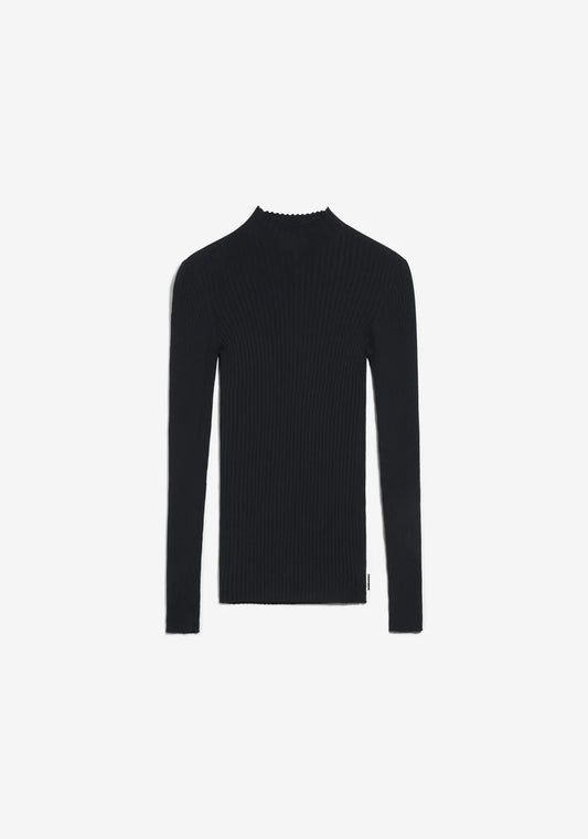 Alaania Knit Sweater - black - 100% Bio Baumwolle -  Armedangels
