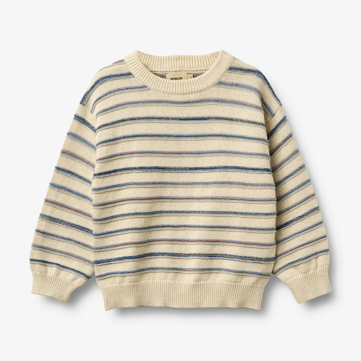 JACQUARD PULLOVER HARLOW - Bio Baumwolle GOTS - WHEAT