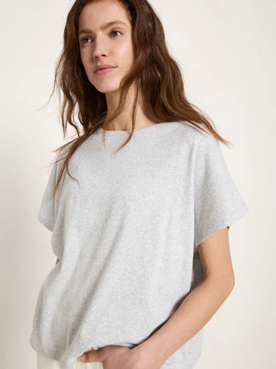 T-Shirt mit überschnittener Schulter - 100% Bio Baumwolle - GOTS -Lanius