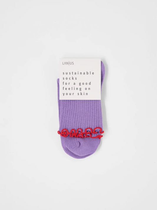Socken - Volant - 100% Bio Baumwolle -  Lanius