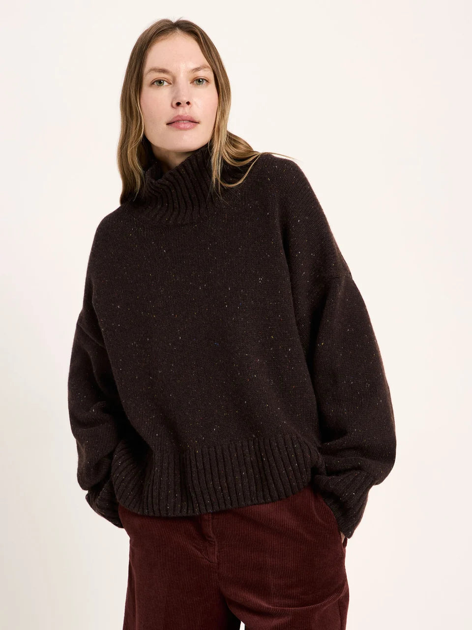 Oversized Rollkragenpullover - Bio Schurwolle - Lanius
