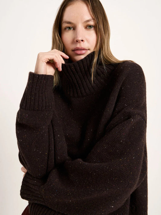 Oversized Rollkragenpullover - Bio Schurwolle - Lanius