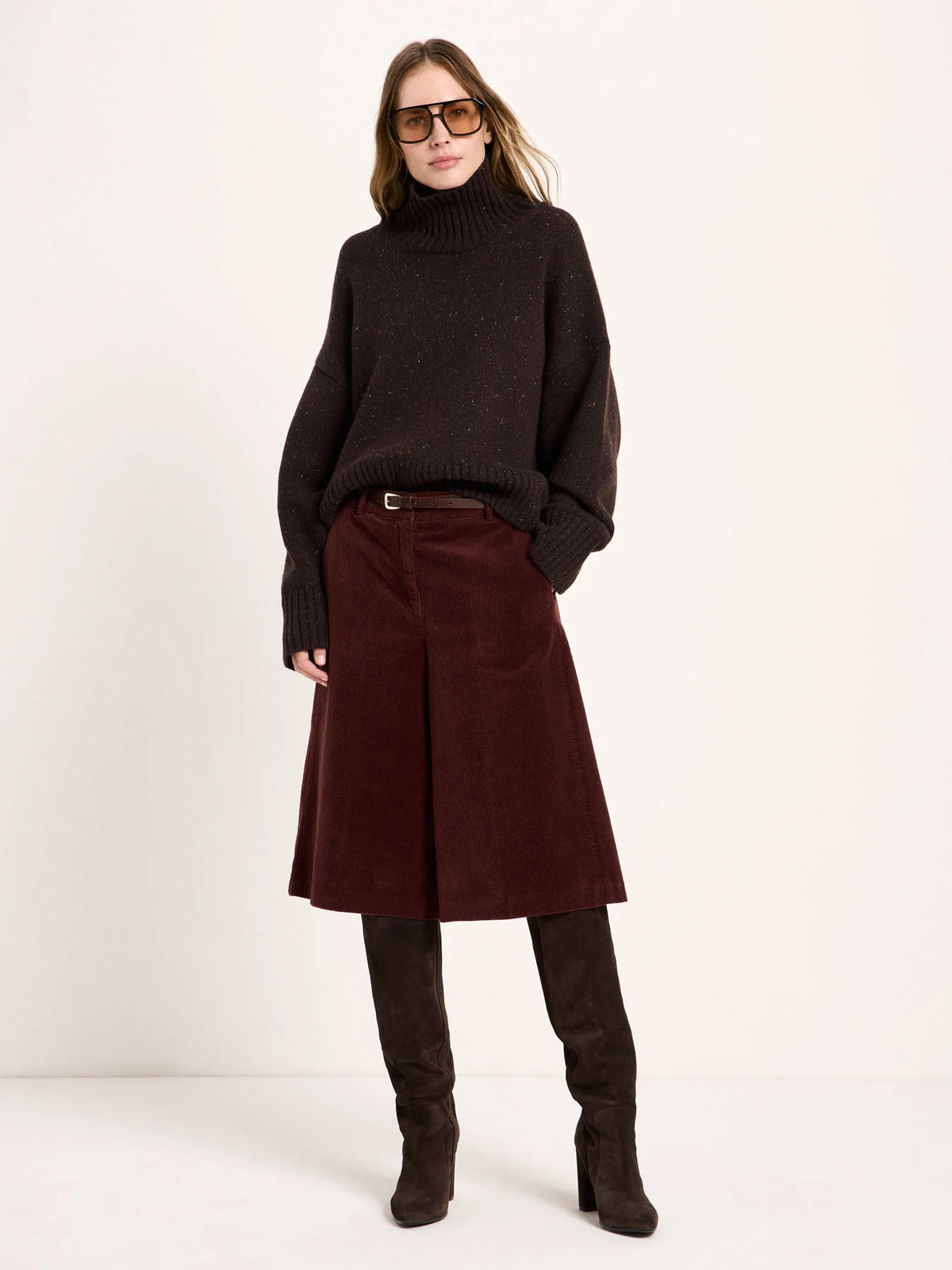 Oversized Rollkragenpullover - Bio Schurwolle - Lanius