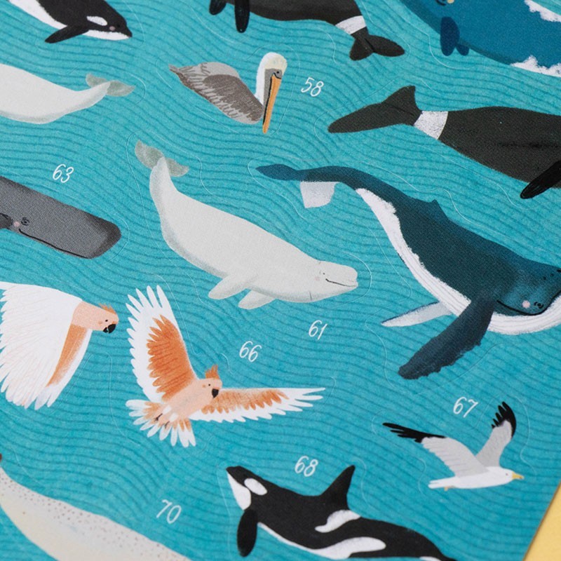 ANIMAL WORLD Poster&Stickers - Londji