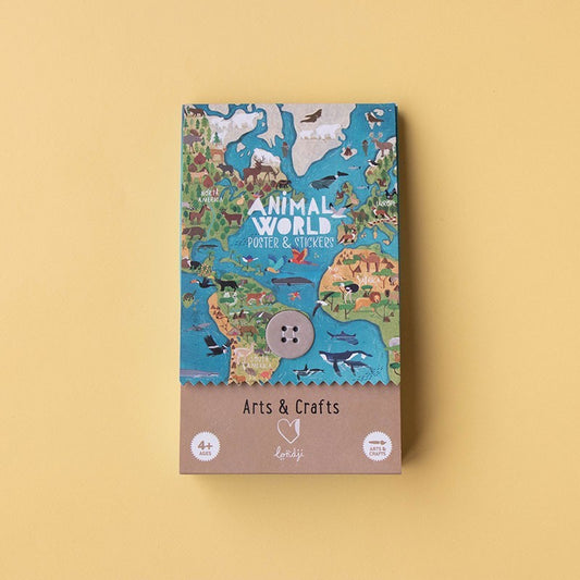 ANIMAL WORLD Poster&Stickers - Londji