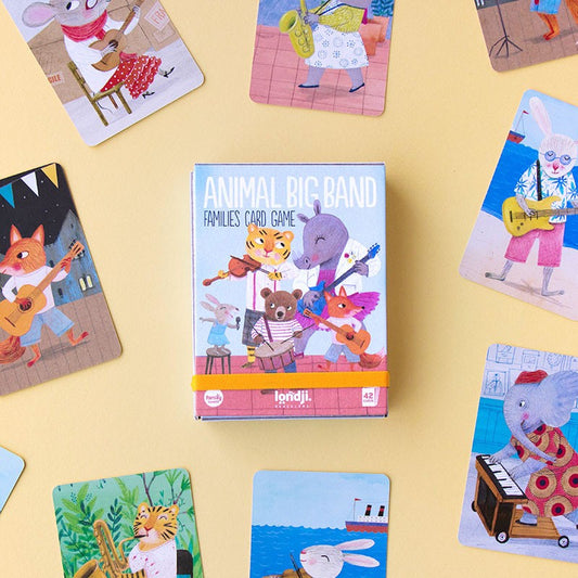 Card game - ANIMALS BIG BAND - Londji