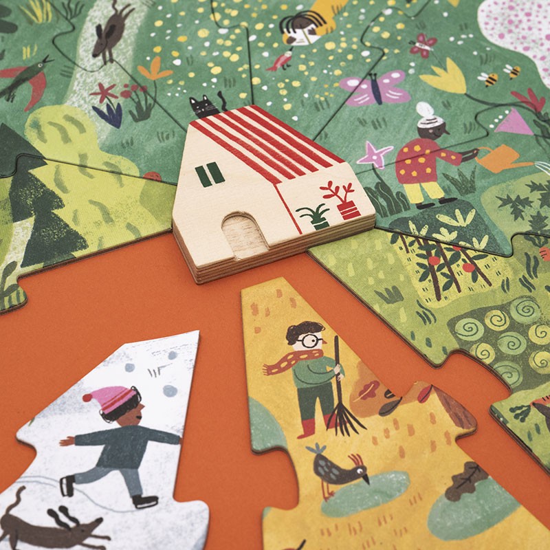 A Home for Nature - Schichten Puzzle - Londji
