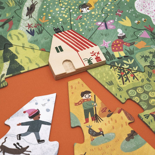 A Home for Nature - Schichten Puzzle - Londji