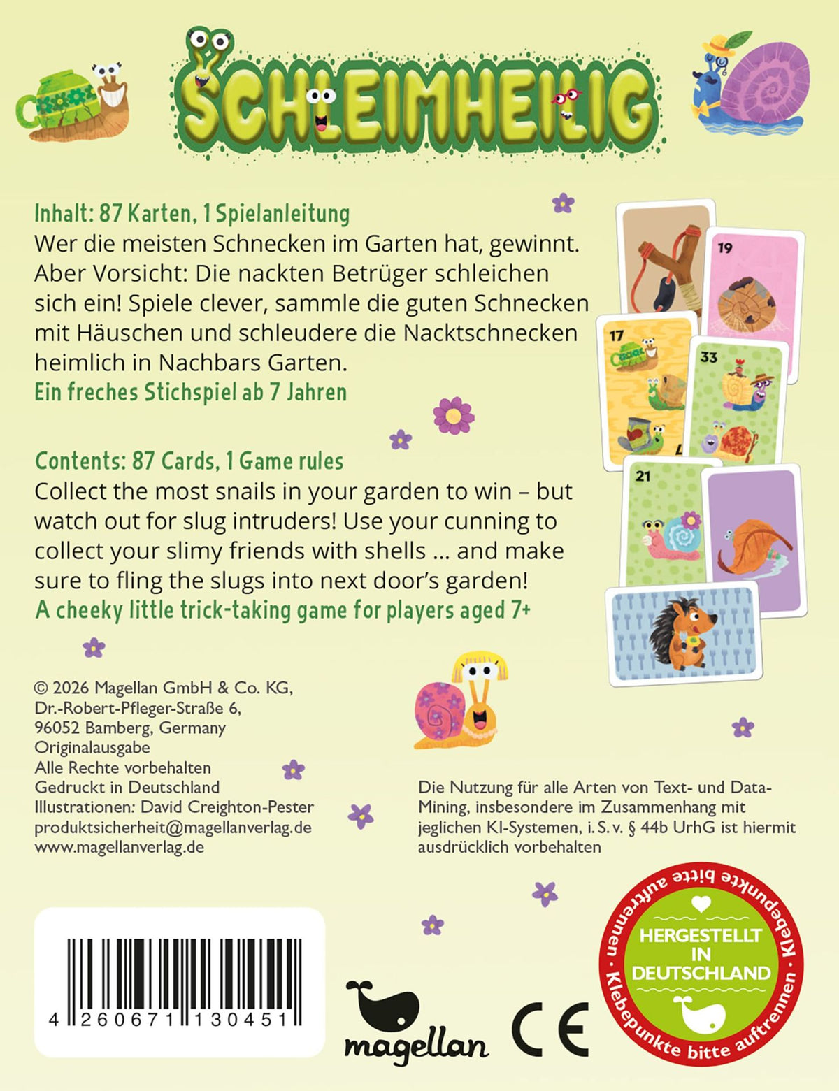 Schleimheilig - Kartenspiel ab ca. / Jahren - Magellan