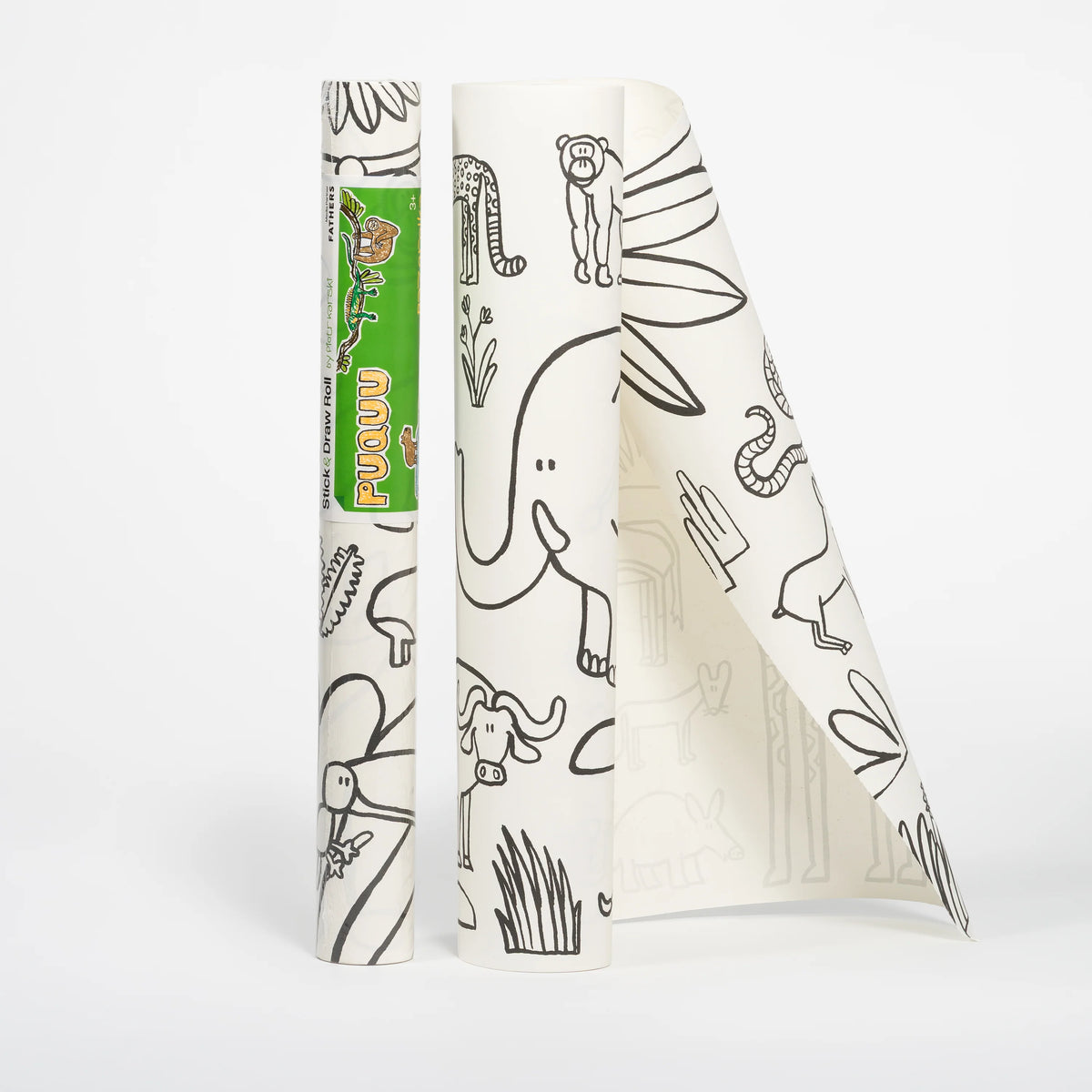 Puquu Stick & Draw Malrolle by Piotr Karski, Tiere - PUQUU