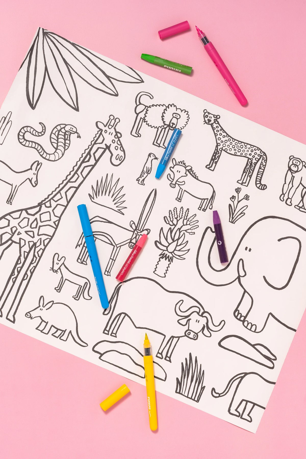 Puquu Stick & Draw Malrolle by Piotr Karski, Tiere - PUQUU