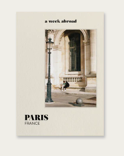 Paris book - A Week Abroad