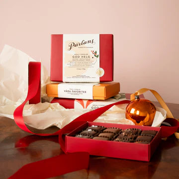 chocolate covered caramels WINTER EDITION 12 pieces -  Pärlans