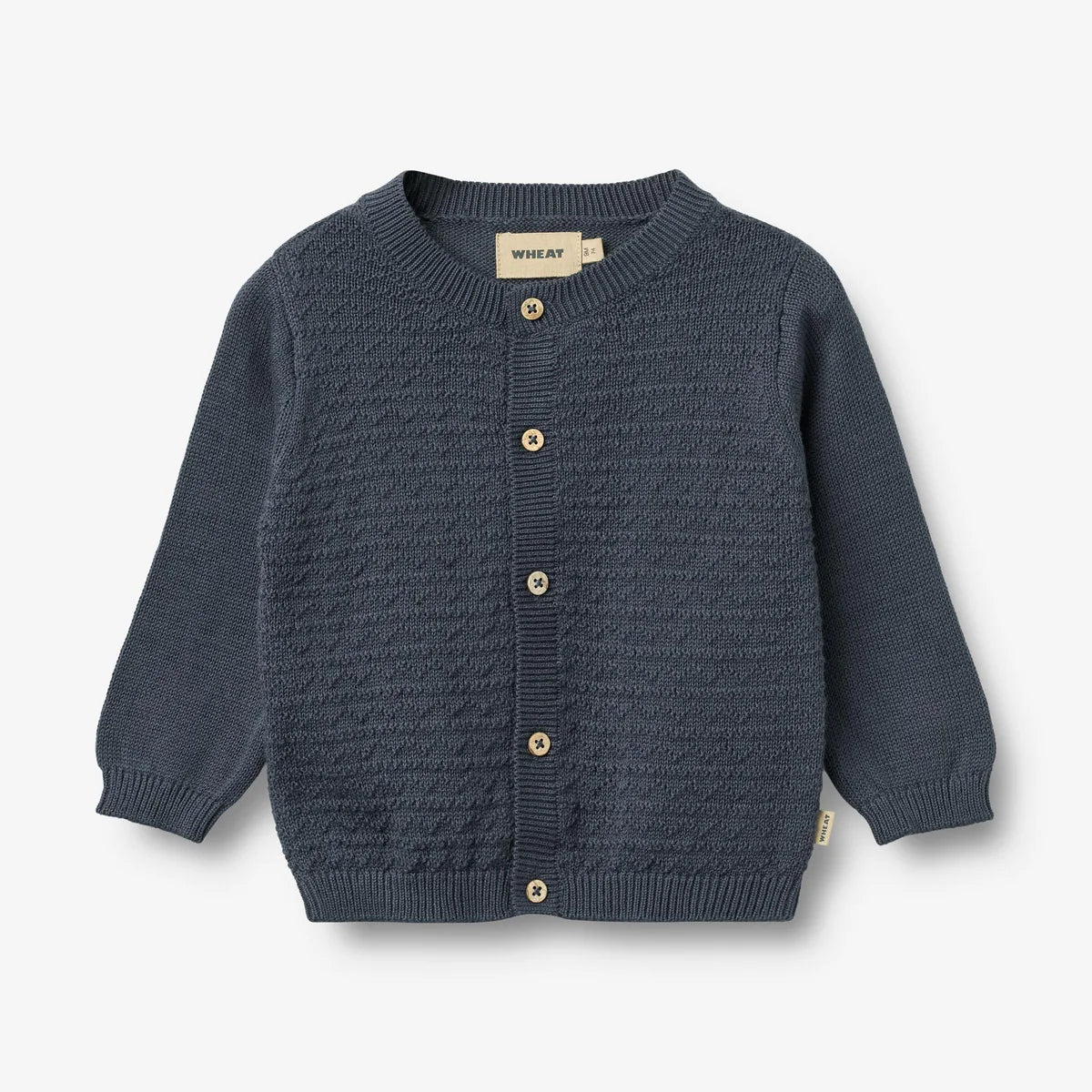 STRICK-CARDIGAN BJÖRN - Bio Baumwolle GOTS - WHEAT