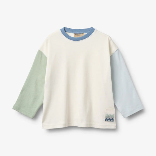 T-shirt L/S Axe 100% Bio Baumwolle GOTS - WHEAT