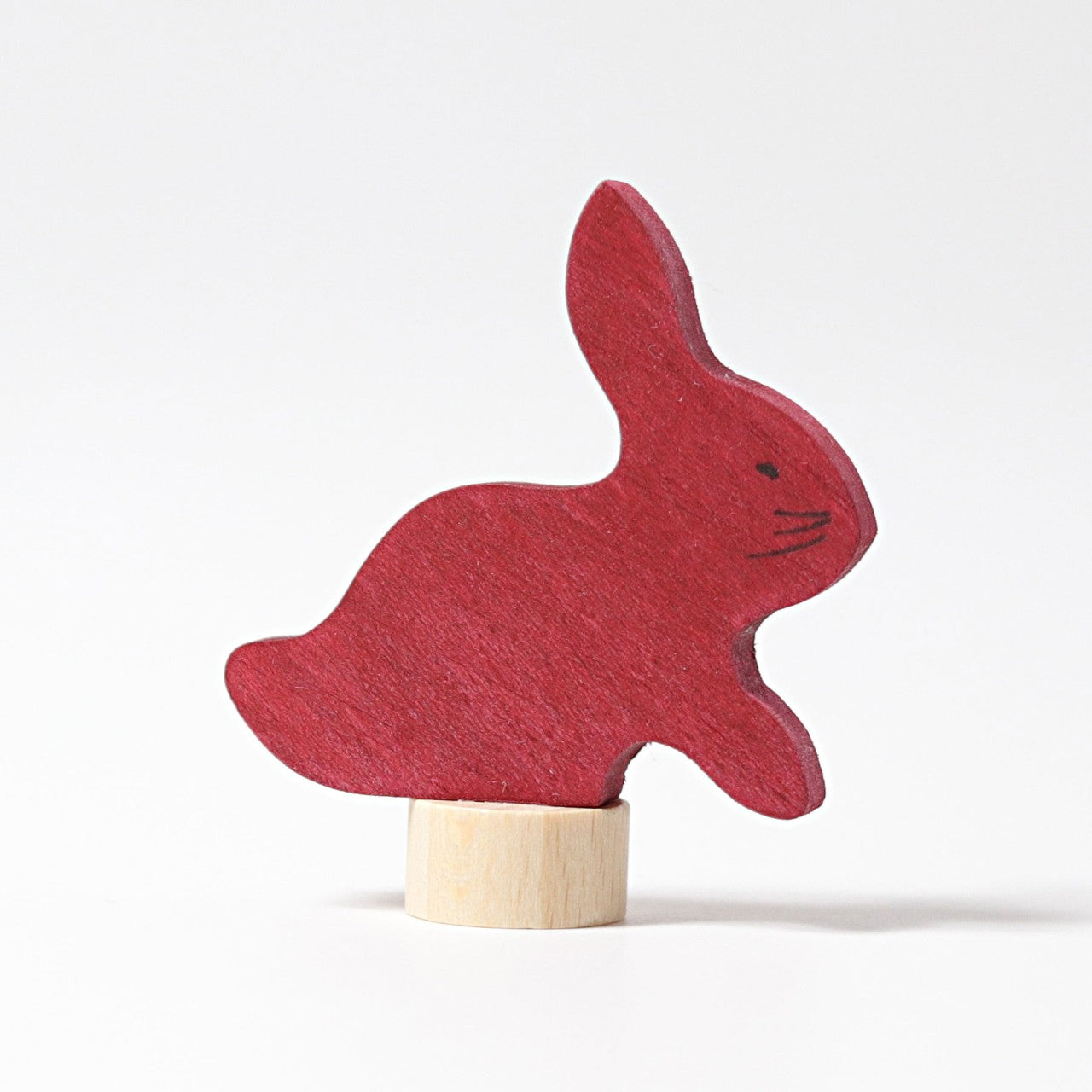 Steckfigur Hase rot - Grimms