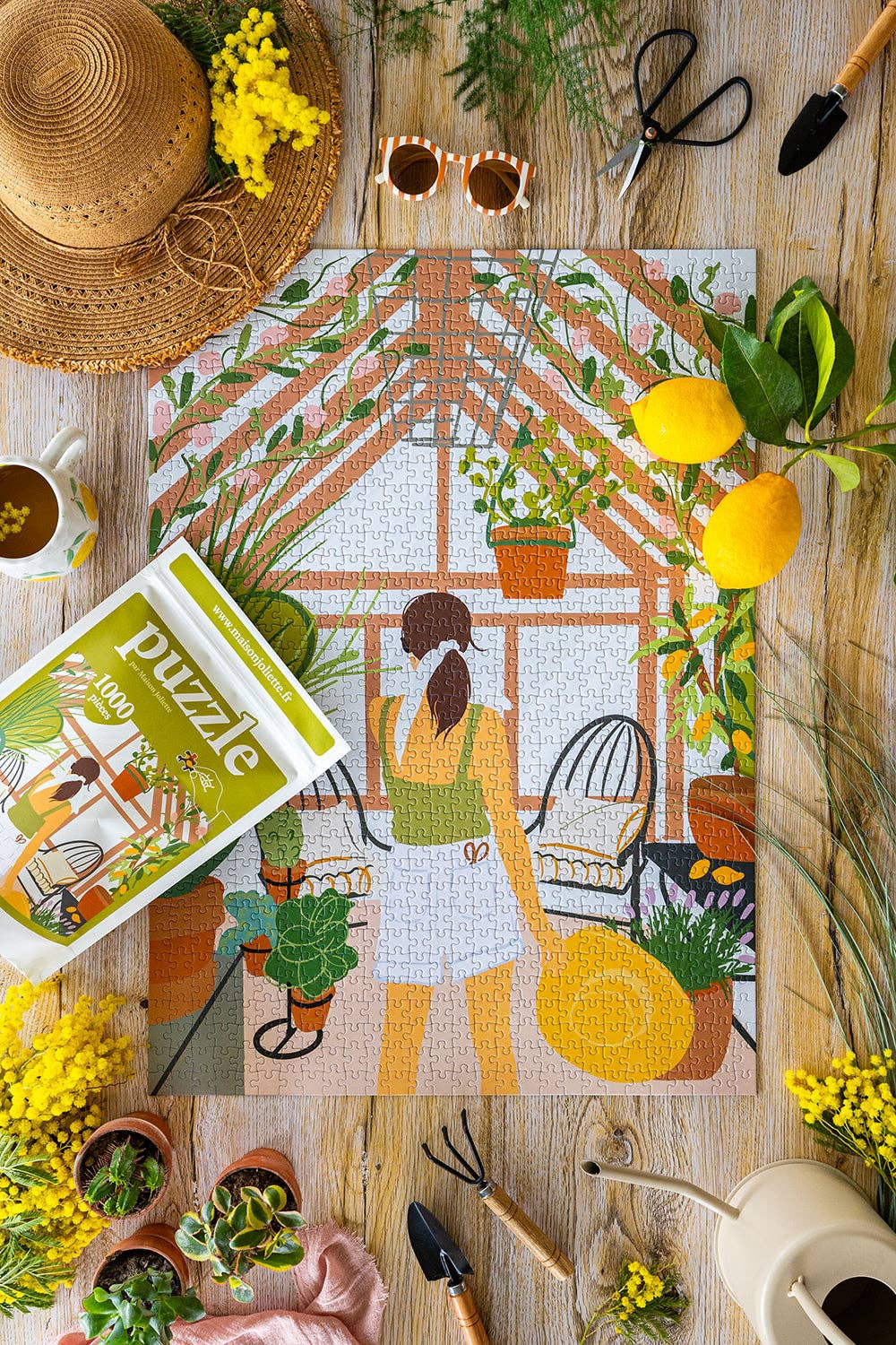 1000-teiliges Puzzle „Ein Sonntag auf dem Land“ - Maison Joliette
