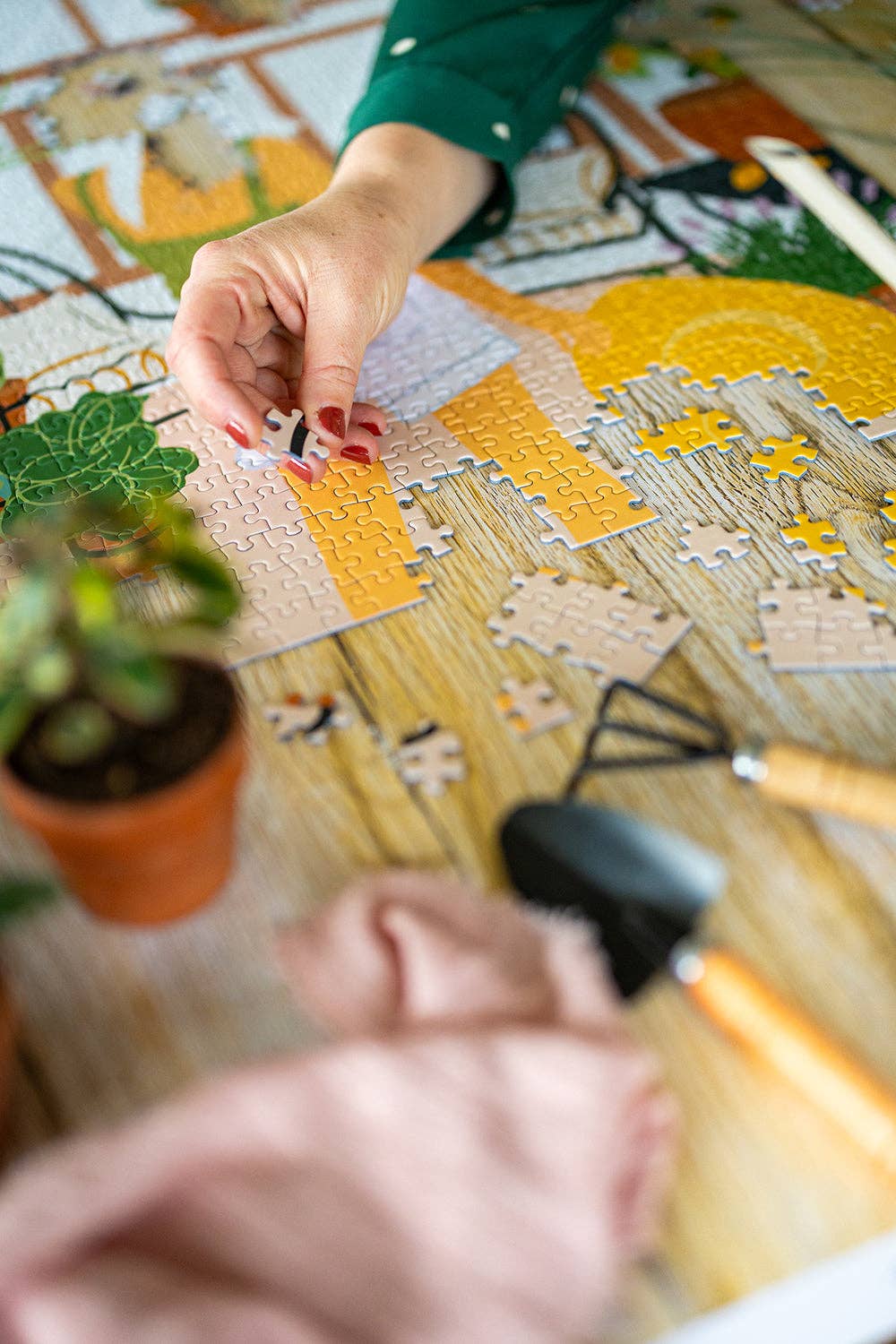 1000-teiliges Puzzle „Ein Sonntag auf dem Land“ - Maison Joliette