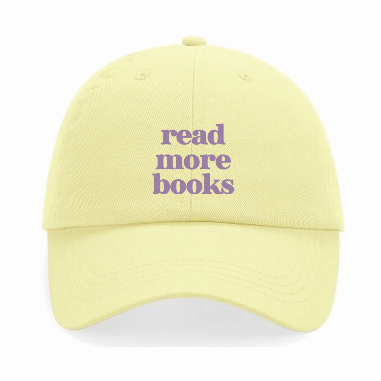 Cap READ MORE BOOKS - Gelb - Literaturensohn