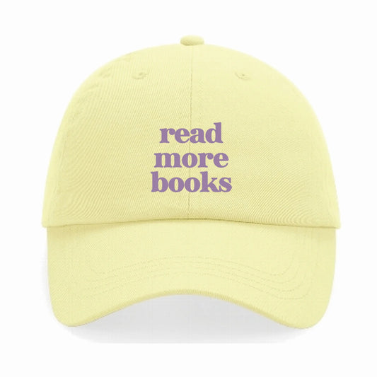 Cap READ MORE BOOKS - Gelb - Literaturensohn