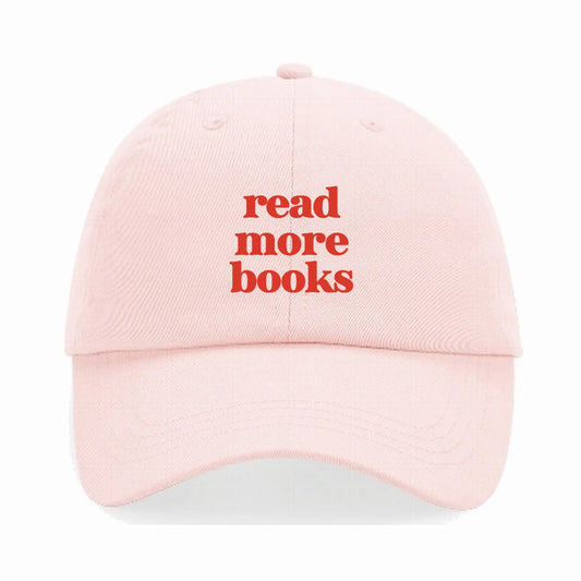 Cap READ MORE BOOKS - Rosa - Literaturensohn