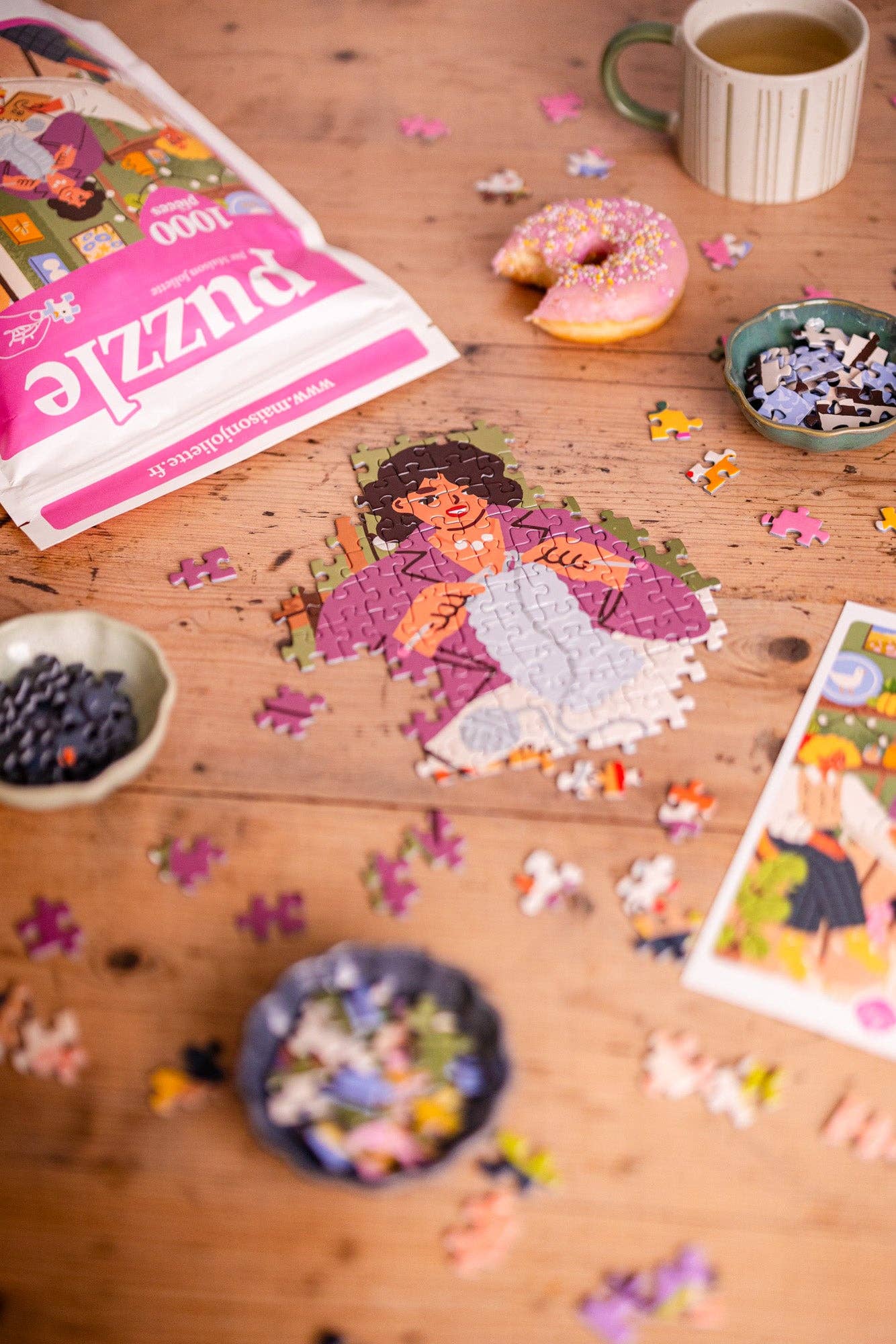 Puzzle 1000 Teile Die Freundinnen -  Maison Joliette