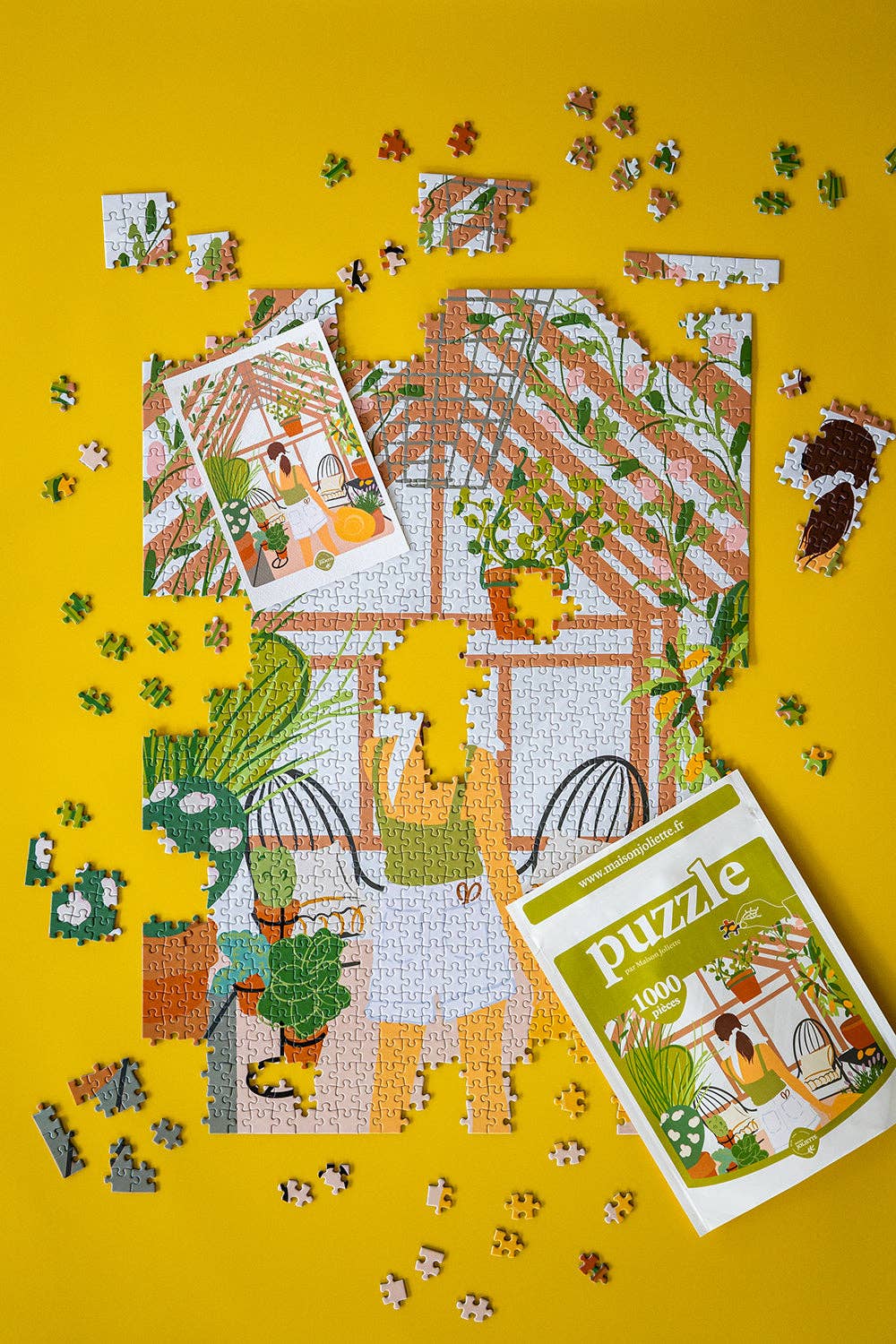 1000-teiliges Puzzle „Ein Sonntag auf dem Land“ - Maison Joliette