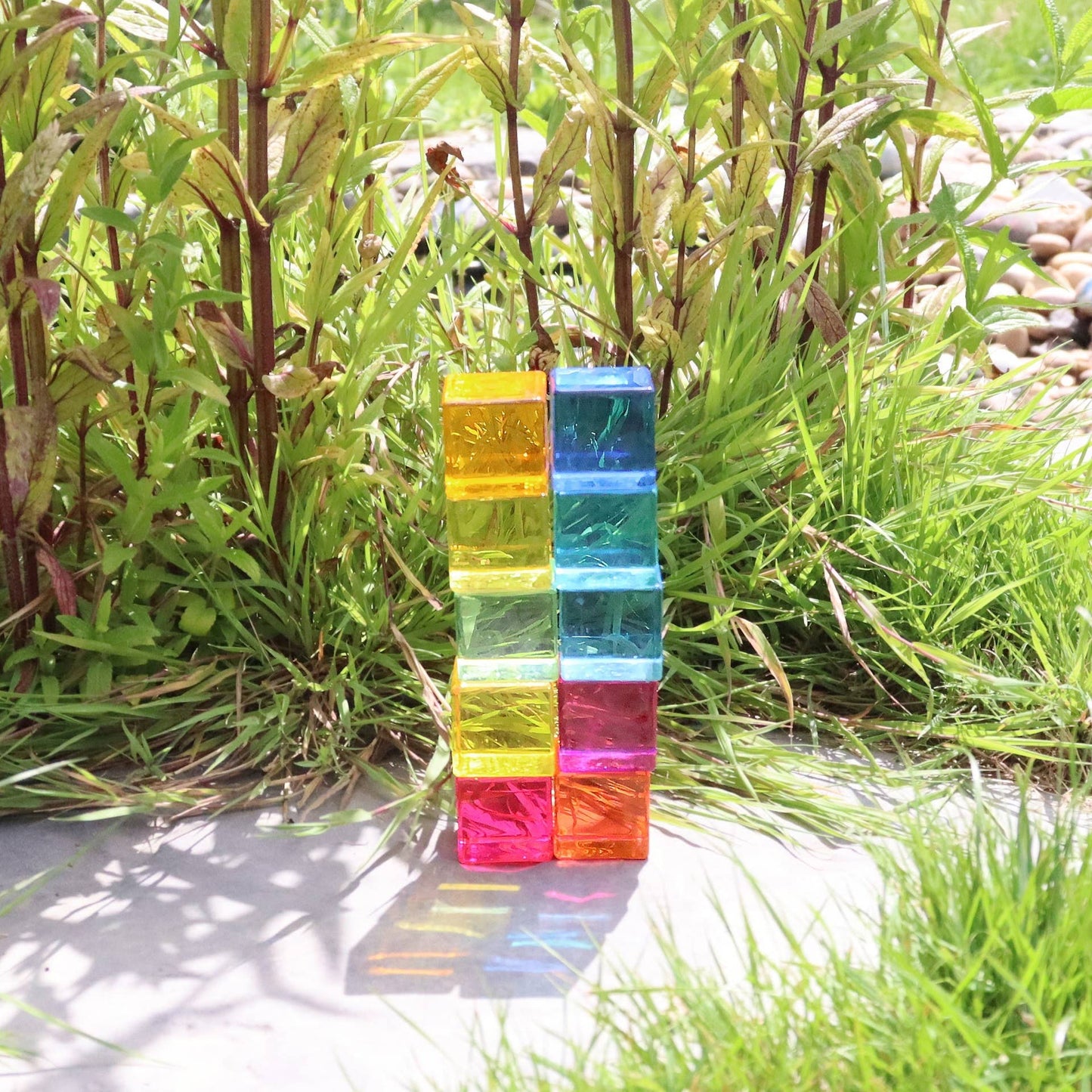 Acrylbausteine, Lichtbausteine -  Bauen — Edelsteine- Tickit