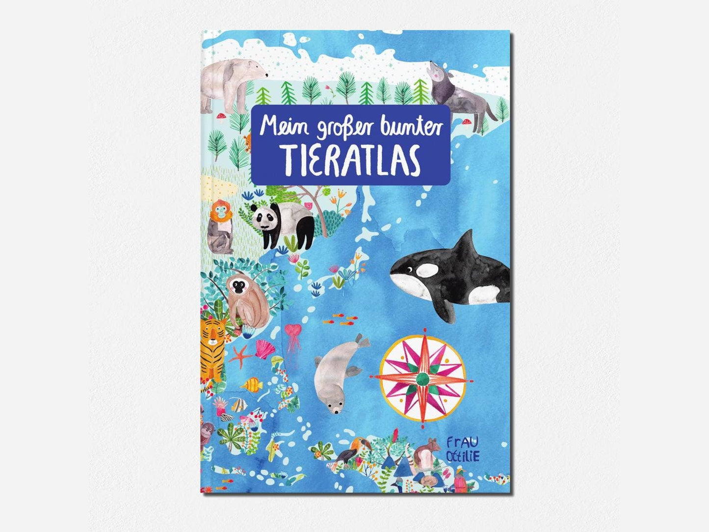 Atlas für Kinder - Mein großer bunter Tieratlas