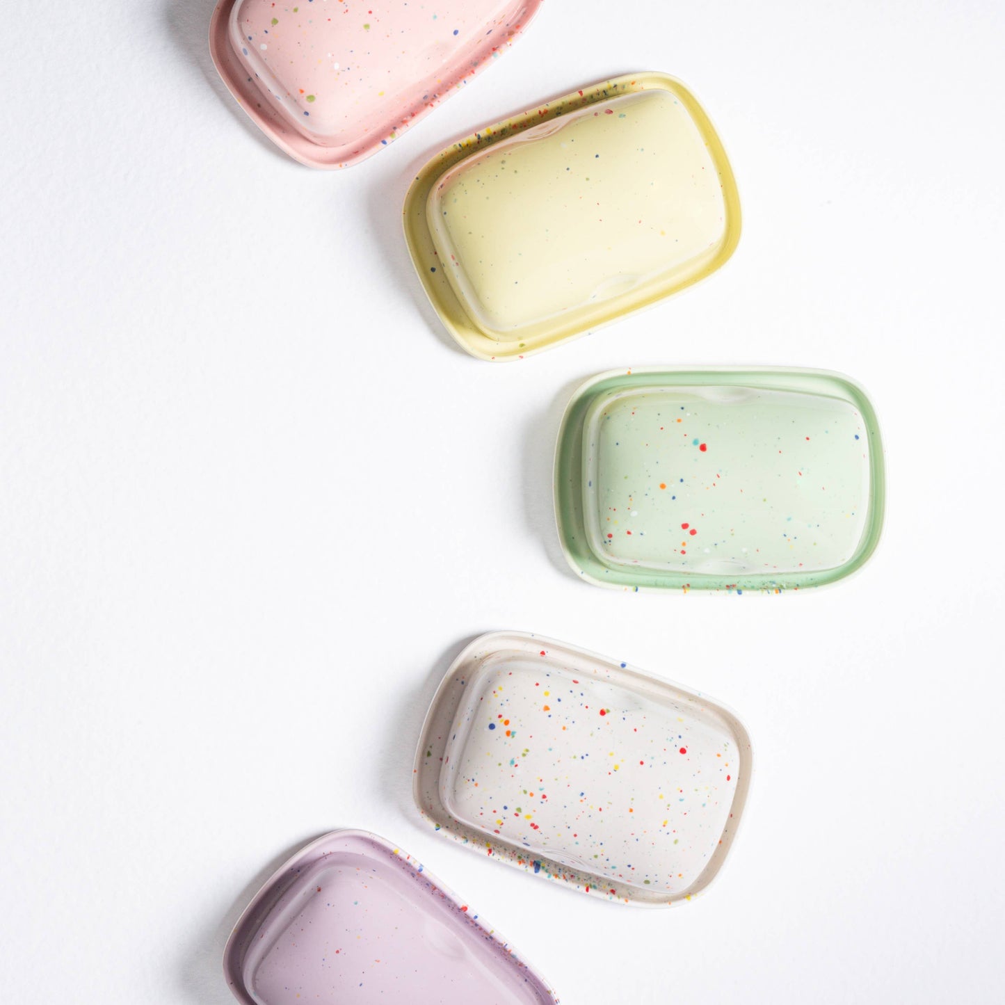 Neue Party-Butterdose, gelb - Egg Back Home