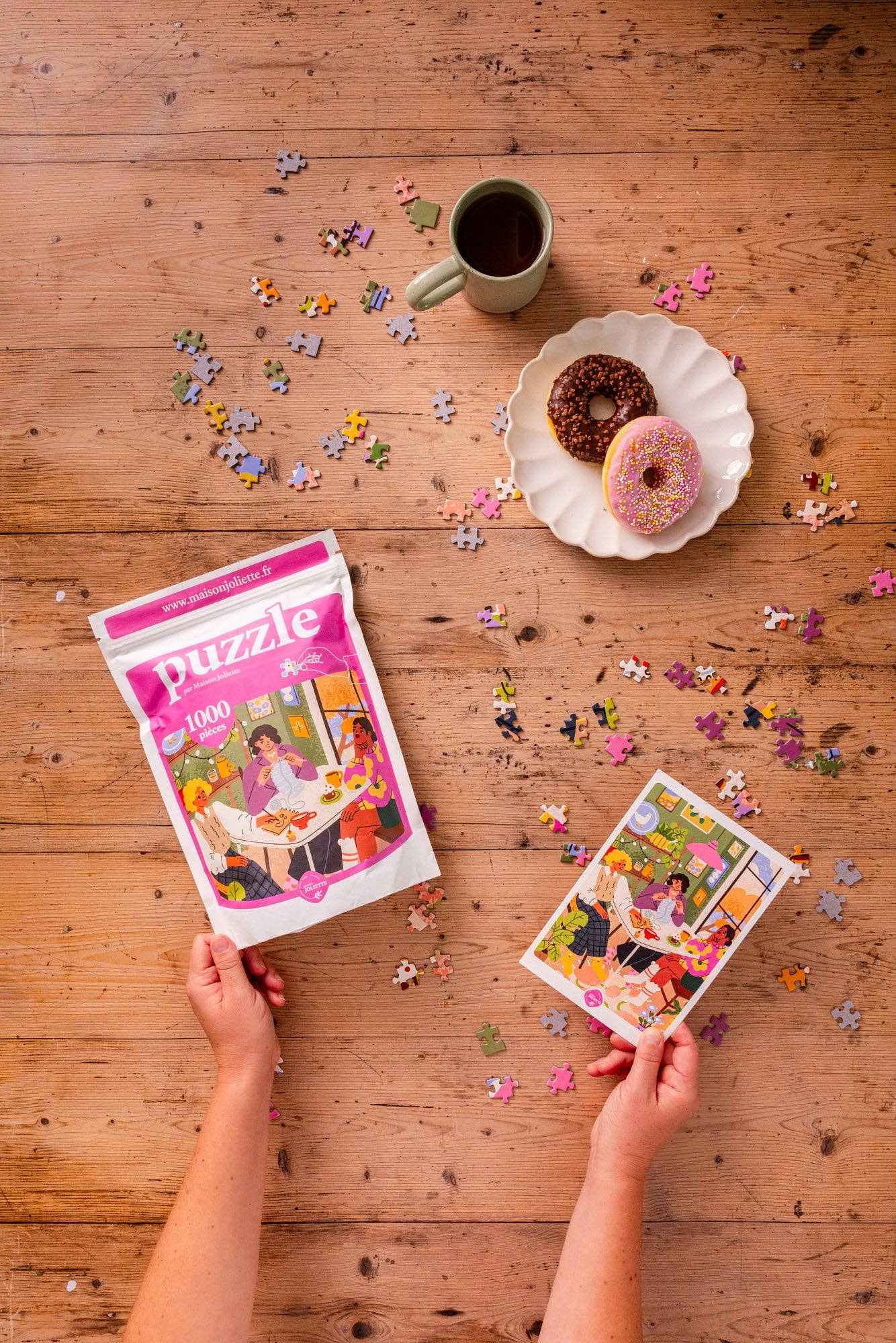 Puzzle 1000 Teile Die Freundinnen -  Maison Joliette