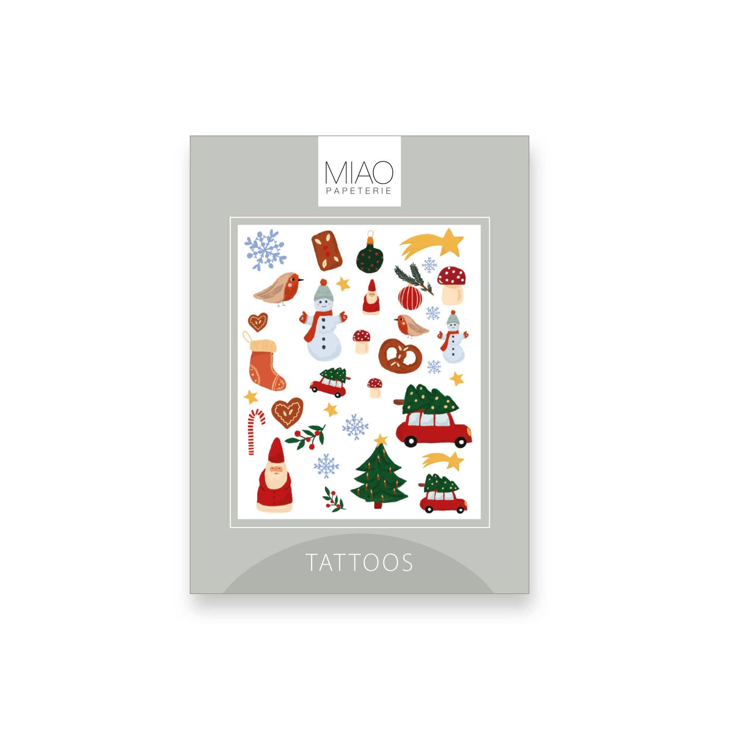 Weihnachten | Tattoobogen - Mioa Papeterie