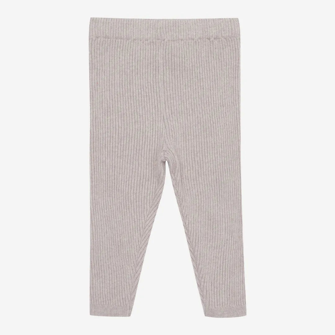 Legging Rippenstrick aus Bio-Baumwolle und Wolle - Puri Organic