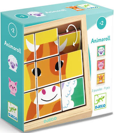 Holzpuzzle: Animoroll - Djeco